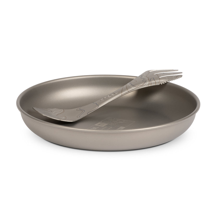 Grayl 180mm Titanium Plate -Titanium