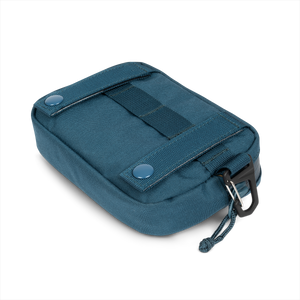 Grayl® G-Mod Flat Molle Pouch - L / Backside View / Wander Blue
