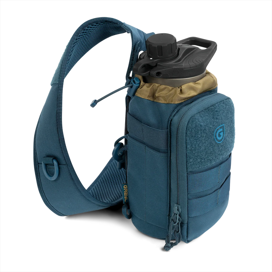 Mission Bottle Sling-Wander Blue-NS