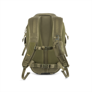 Grayl® Transport Expanse Backpack - 20L / Back View / Olive Drab