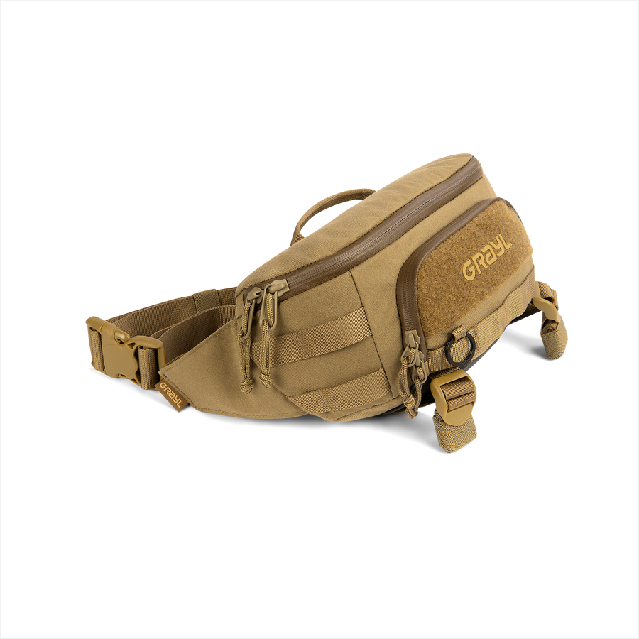 Grayl® Transport Hip Pack - 2L / Standard View / Coyote Brown