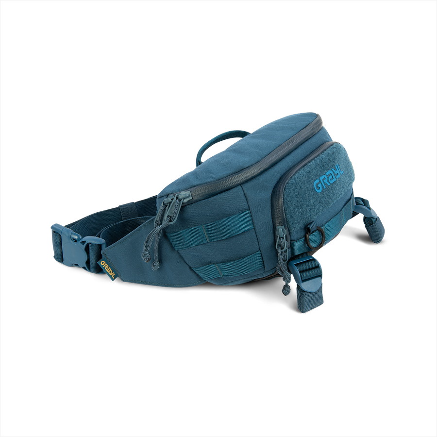 Grayl® Transport Hip Pack - 2L / Standard View / Wander Blue